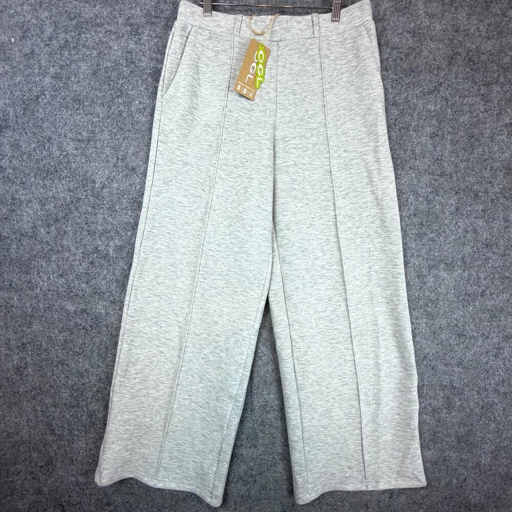 OGL Wide Leg Pants in Light Gray